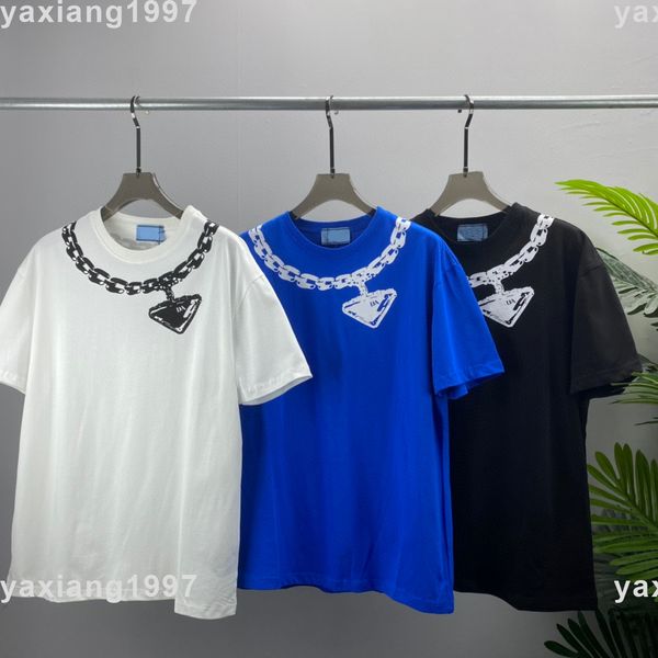 

2023ss spring and summer new hoodies high shirt grade cotton sweatshirts printing short pants sleeve round neck panel t-shirt size s-m-l-xl-, Black;brown