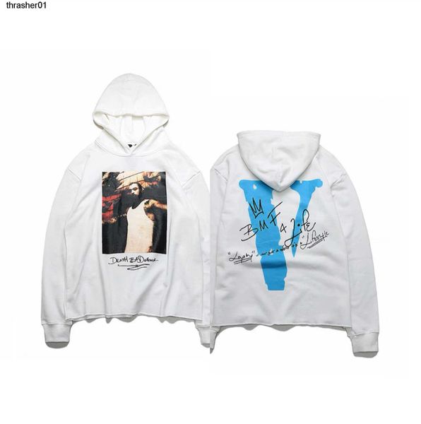 

new men's hoodies designer sweatshirts vloness hooded sweater men ins fashion brand loose long sleeve streetwear autumn, Black