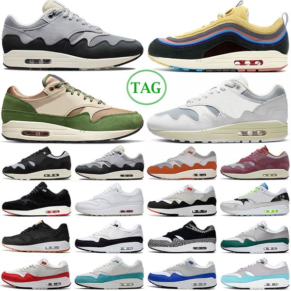 

1 87 mens running shoes 1s 87s patta waves white black windbreaker grey curry monarch noise aqua mellow blueprint sneakers men women sports