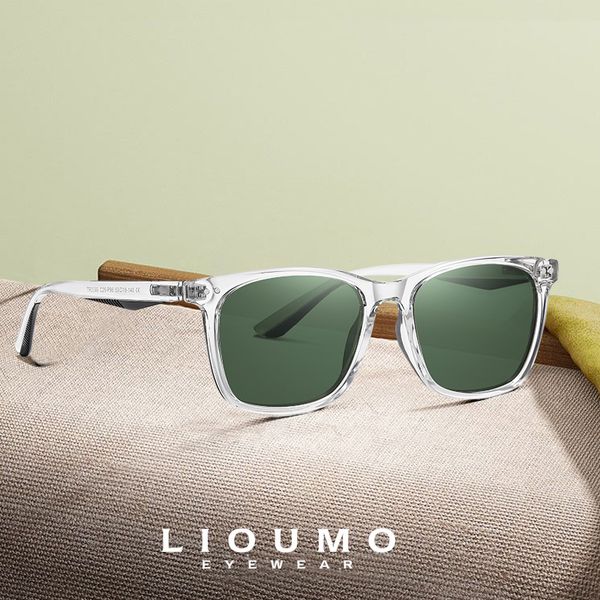 

sunglasses fashion square polarized men women ultra light tr frame g15 glasses antiglare driving goggle lunette de soleil femme 221010, White;black
