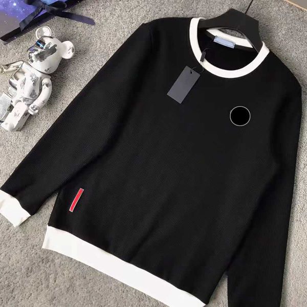 

men's sweaters hoodie wool sweatshirts knits shirts mens jumpers long sleeves sweater slim style streetwears design clothing, White;black