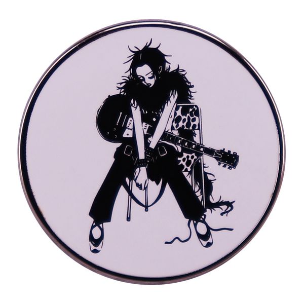 

classic anime manga nana osaki enamel pin brooch badge jewelry gift, Blue