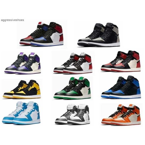 

jumpman 1 basketball shoes og high 1s running unc hyper royal homage to home university blue men's and women's leisure sport desig