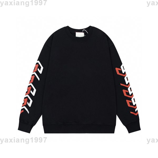 

2023ss spring and summer new hoodies high shirt grade cotton sweatshirts printing short pants sleeve round neck panel t-shirt size s-m-l-xl-, Black;brown