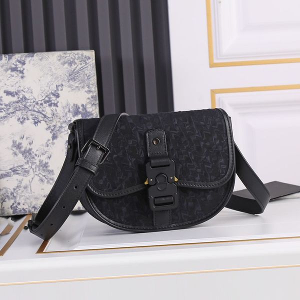 

men gallop canvas bag jacquards calfskin messenger crossbody bags designer vintage genuine leather crossbody women satchel handbag pouch