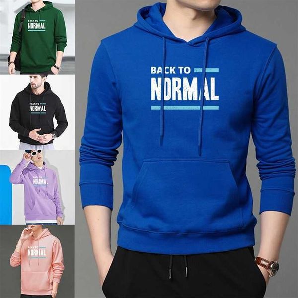 

men's hoodies sweatshirts men hoodies pocket phrase print harajuku korean sweatshirts male long sleeve drawstring hooded streetwear cas, Black