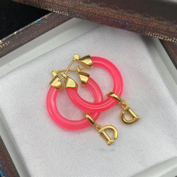 

hoop gold charm earring with for women girls woven lovers gift294f, Golden