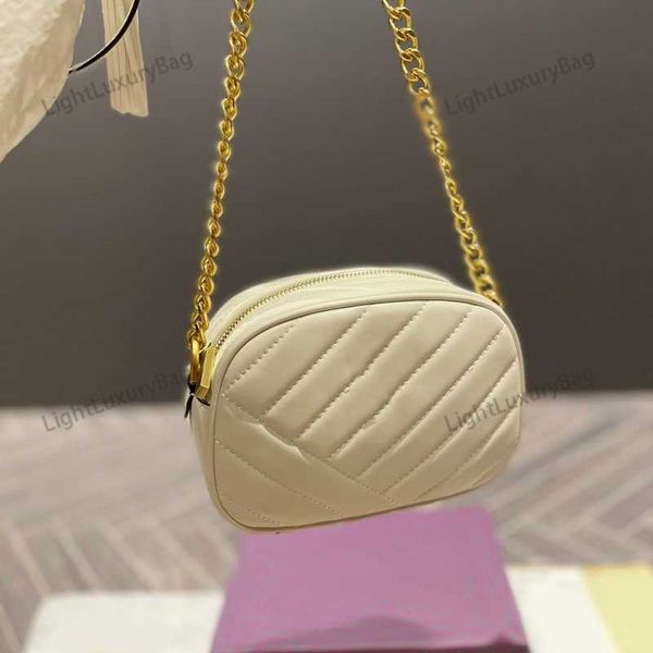 

tb shoulder bag for women classic golden chain designer leather wallet quality crossbody for famous brand fashion shopping purses 220316