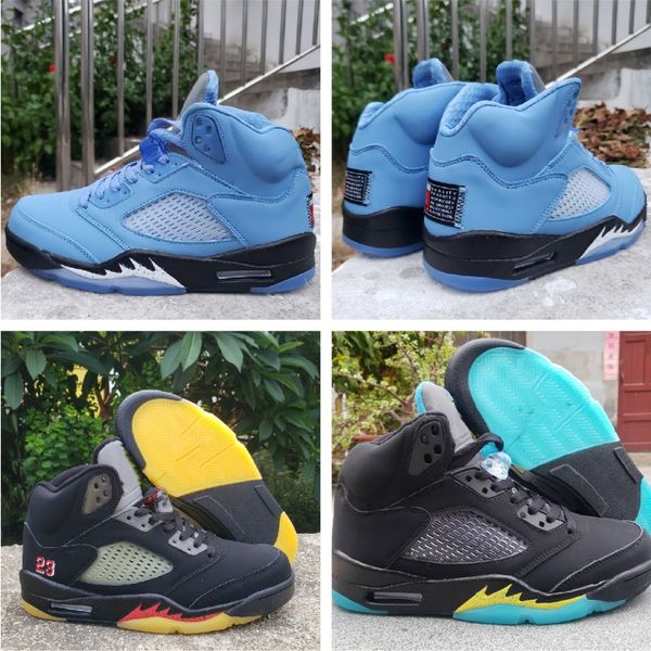 

5s unc aqua basketball shoes sneakers trainer with box size eur 40-47