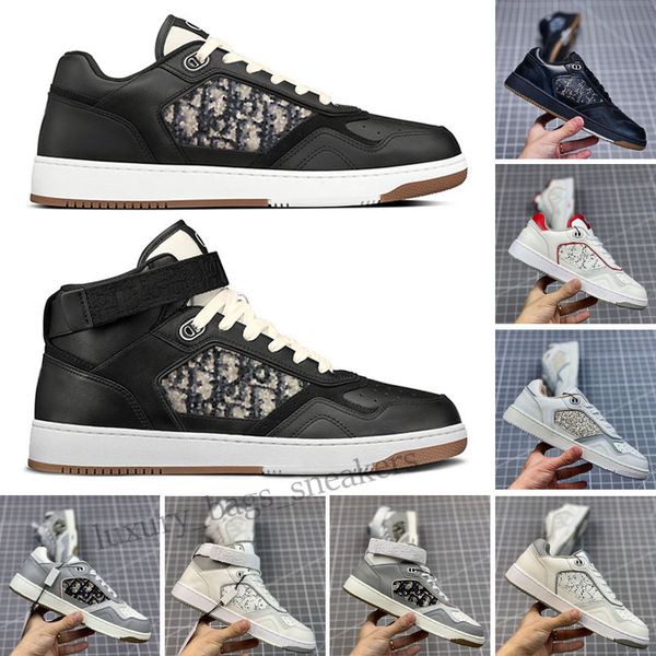

casual running shoes leather luxurys runner sneakers low smooth calfskin galaxy designer dress blue tiger print mens womens b27 36-45
