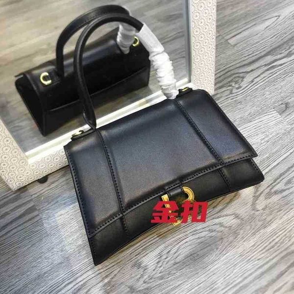 

designer balencigas trendy bags hourglass 2022 flat grain leather women's slanting over small fashion family hand-held