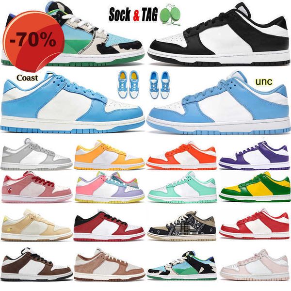 

chunky low casual running shoes men women black white unc university blue red coast kentucky syracuse varsity green chicago