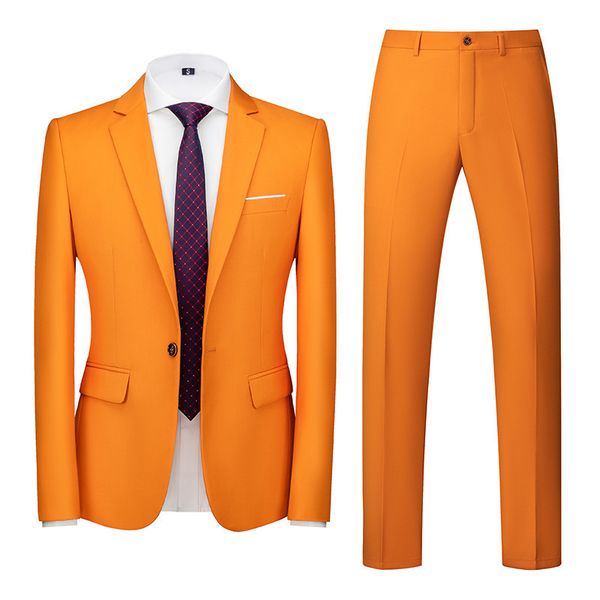 

men's suits blazers jacket pants candy colors slim fit formal business work men suits wedding stage tuxedo groomsman suits set 16 color, White;black
