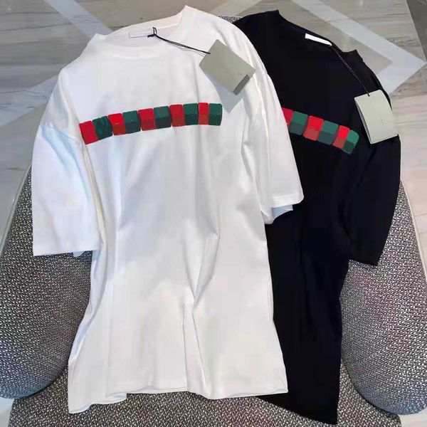 

mens t-shirts designer tshirts summer man t shirt with letters printed shorts tees streewears short sleeves striped colorful, White;black