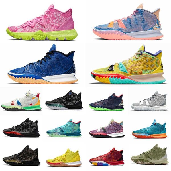 

casual shoes one world 1 people chip light bone kyrie 7 mens basketball shoes kyries 5s sponge sandy creator hendrix horus rayguns daybreak, Black