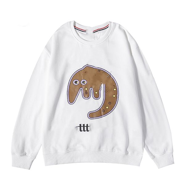 

fashion hoodies sweatshirts fendyity men women printed letter spring and autumn lightweight loose student casual sweatshirt 02, Black