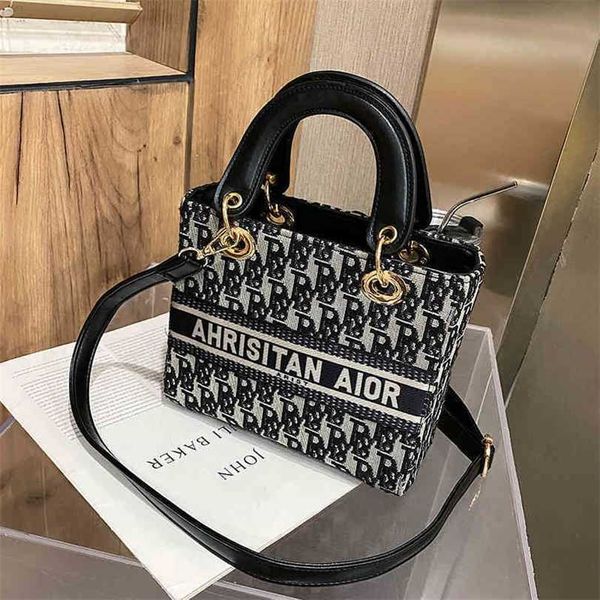 

10% off 2023 designer bag texture hand large capacity single diagonal women's