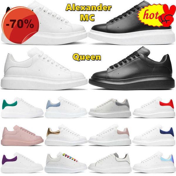 

designer mc queens alexander casual shoes men women platform sneakers luxury suede leather mens tainers outdoor chaussures