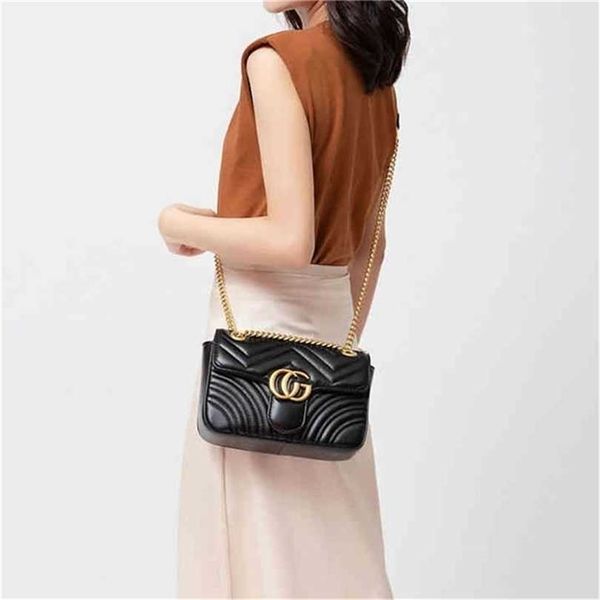 

70% off 2023 designer bag trendy handbags trend leather texture versatile lingge mini classic