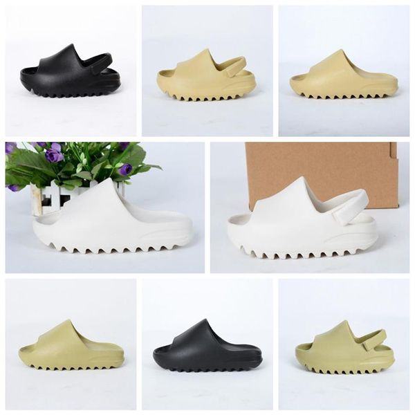 

infant slides big baby slide slipper kids shoes summer clog sandal acoustic eva rubber black grey slippers boys girls 253l