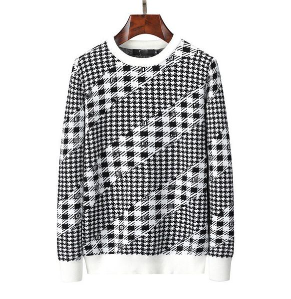 

2023 designer men's sweaters fashion classic fall/winter sweater -3xl 004, White;black