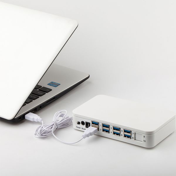 

double-sided usb cable lapsecurity burglar alarm host pc anti-theft display box notebook computer alarm system for mobile shop exhibition