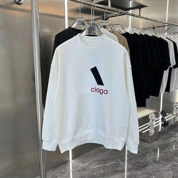 

22ss mens pullover sweater designer hoodie bb round neck long sleeve tshirt man sweatshirt 3d printing women sweaters, Black