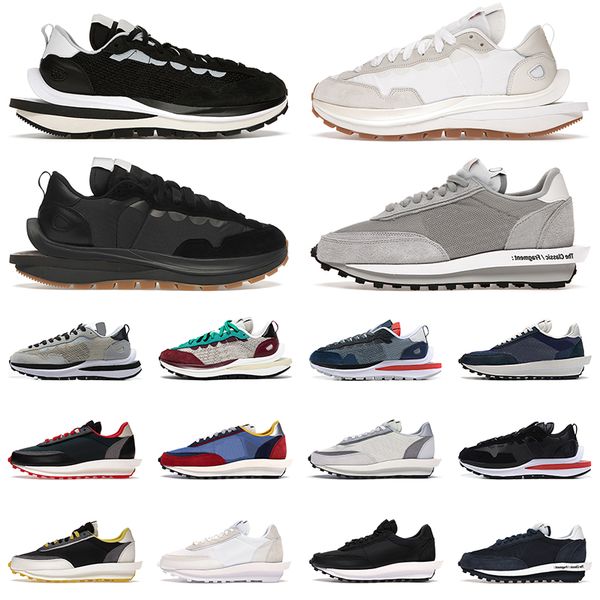 

vaporwaffle running shoes mens woems sneakers white black gum clot cool grey pine green fragment light smoke grey fashion sports trainers