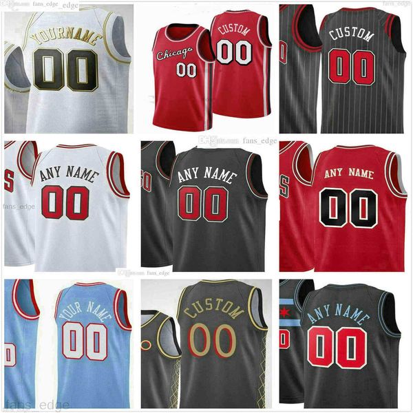 

basketball jerseys 75th 2022 custom printed chicago's bulls's zach 8 lavine 9 vucevic demar 11 derozan lonzo 2 ball''nba, Black;red
