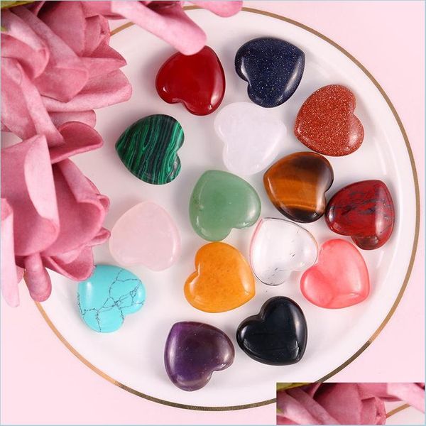 

stone heart ornaments natural rose quartz turquoise stone naked stones hearts decoration hand handle pieces diy necklace accessories dhrhx, Black