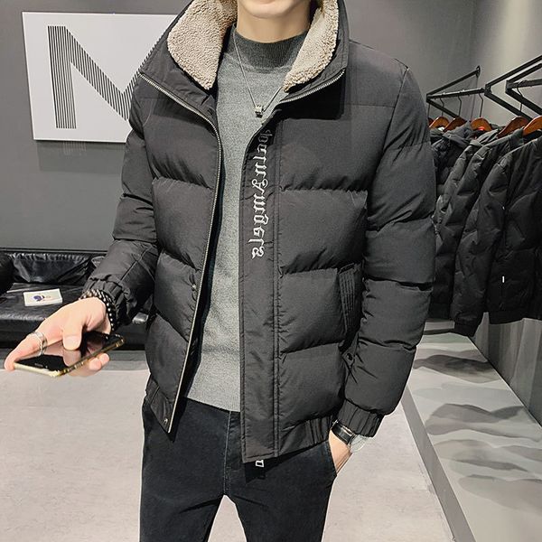 

men's jackets clothing thick men parka jackets winter warm mens outwear coats black lapel coat male windbreak jacket man plus size s5xl, Black;brown