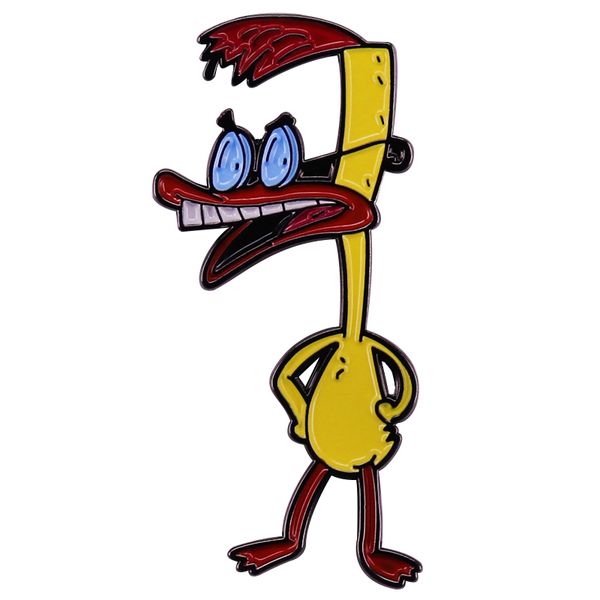 

duckmman enamel pin cartoon duck brooch badge backpack decoration jewelry, Blue