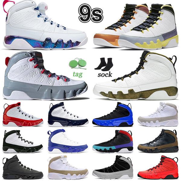 

jumpman 9s basketball shoes sneakers trainer og space jam release fire red gym unc universty blue gold reflective change the world anthracit
