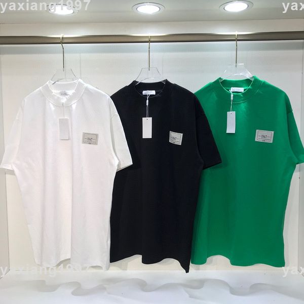 

2023ss spring and summer new hoodies high shirt grade cotton sweatshirts printing short pants sleeve round neck panel t-shirt size s-m-l-xl-, Black;brown