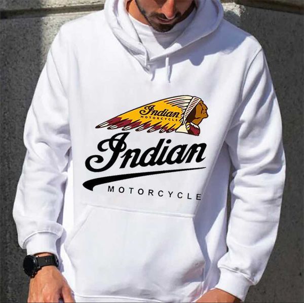 

men's hoodies sweatshirts indian style motorcycle print men hoodies 2022 new racing long sleeves male casual coat sportswear men', Black