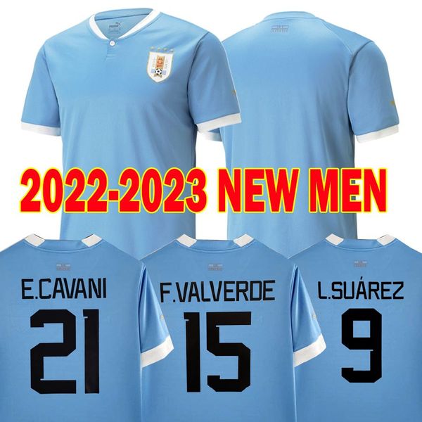 

uruguay suarez cavani soccer jerseys 2022 23 valverde arrascaeta maillots de foot r.bentancur gimenez home away football shirt, Black