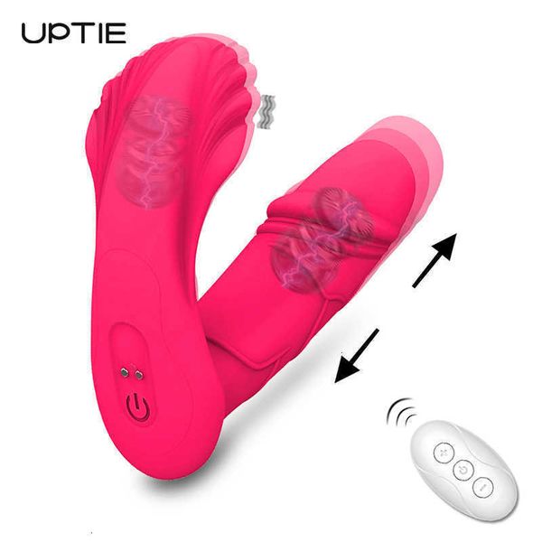 

vibrator massager wireless remote control female thrust retractable dildo g-spot clitoral stimulator toys goods for women adults 18 x641