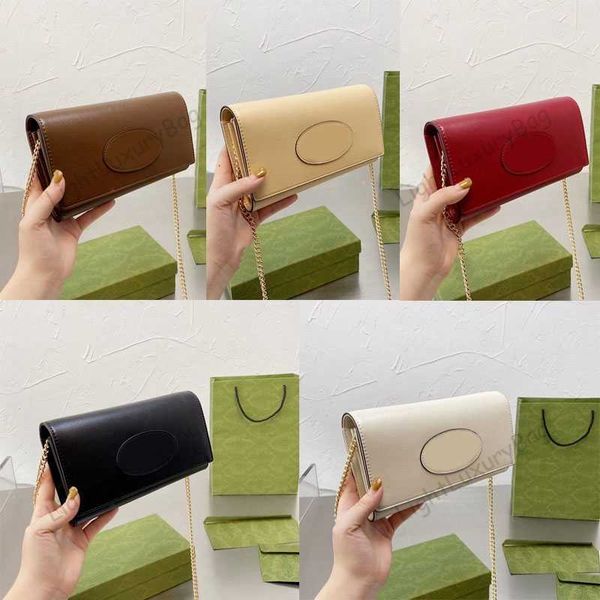 

flap square shoulder bag designer leather wallet fashion chain crossbody light for women classic famous brand shopping purses 220210