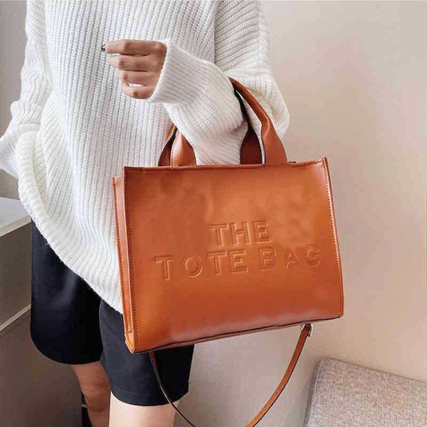 

totes marc the tote bag women shopping bags large capacity tote bag letter handbag women crossbody shoulder handbag 220819
