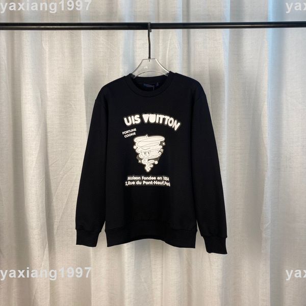 

2023ss spring and summer new hoodies high shirt grade cotton sweatshirts printing short pants sleeve round neck panel t-shirt size s-m-l-xl-, Black;brown