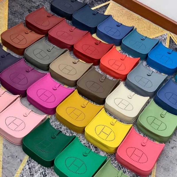 

womens evvely bucket bags ladies herbags purses classic letter logo leather handbags hollow out messenger shoulder handbag designers crossbo