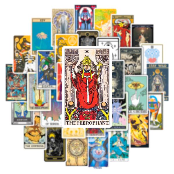 

50pcs tarot stickers non-random for car bike luggage sticker lapskateboard motor water bottle snowboard wall decals kids gifts