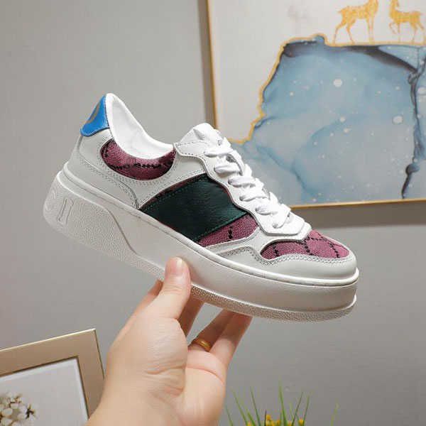 

casual shoes tennis shoes green sneakers men 's striped fashion series crystal female walking coach ribbon designer dirty leather lace