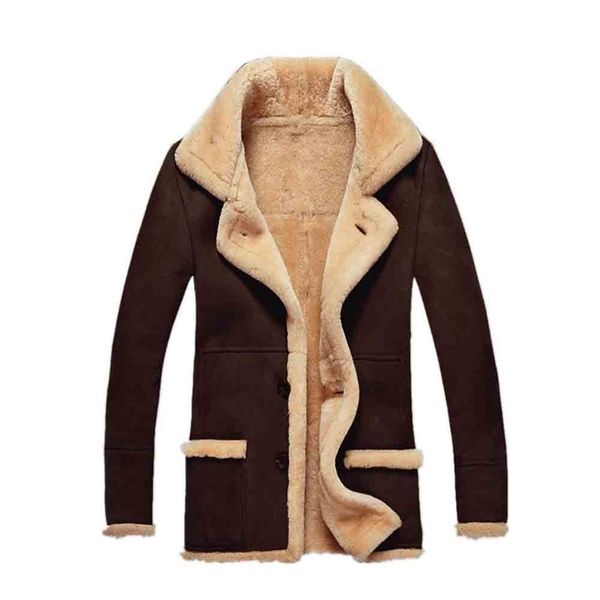 

men's jackets lapel patchwork coat street warm suede turtleneck casual 221008, Black;brown
