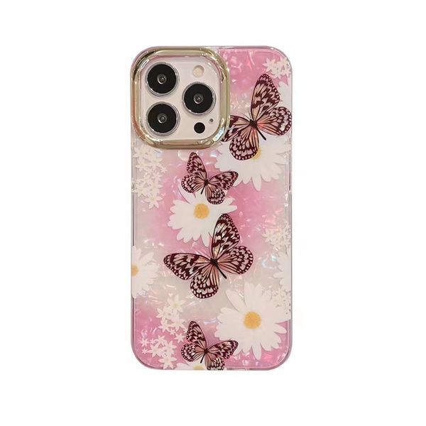 

cell phone cases cover fashion butterfly flowers floral tpu pc for iphone 14 13 12 mini 11 pro xr x xs max 8 7 plus