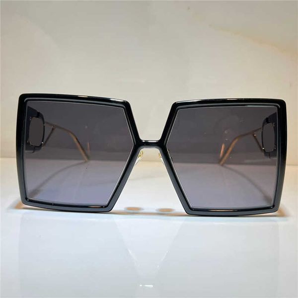 

sun glasses montaigne su 086 sunglasses for women and men summer style anti-ultraviolet retro plate square full frame black gold gradient gr, White;black