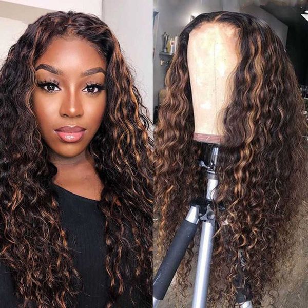 

synthetic wigs small curly wig long curly mixed color wig women's new chemical fiber headgear 221010, Black