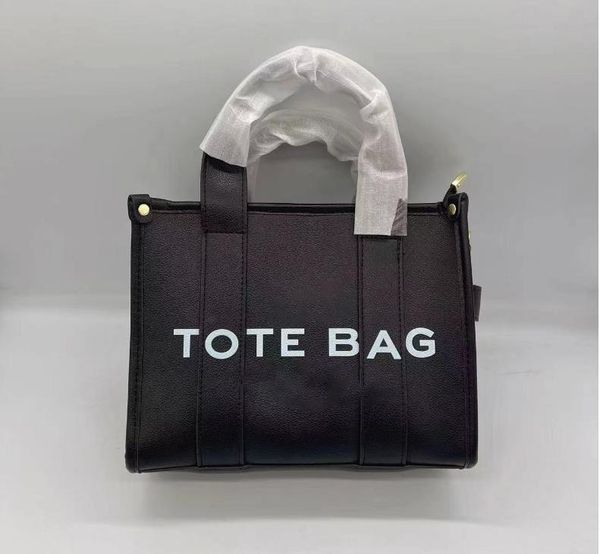

horizontal square fashion style tote bag letter pu daily collocation