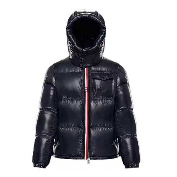 

men's down parkas 2021 mens jacket coats winter hooded men women casual outdoor feather outwear keep warm thick double zipperachr, Black