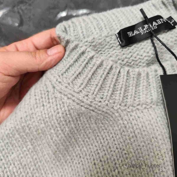 

men's sweaters barman designer fashion brand basic letter fashion casual autumn winter thickened loose knitwear sweater, White;black